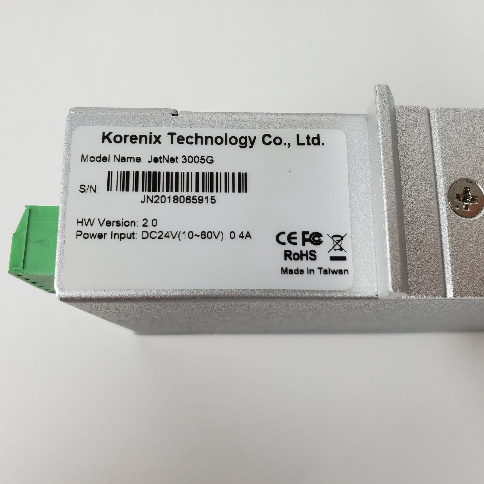 Korenix JETNET 3005G Industrial Switch Ver 2.0