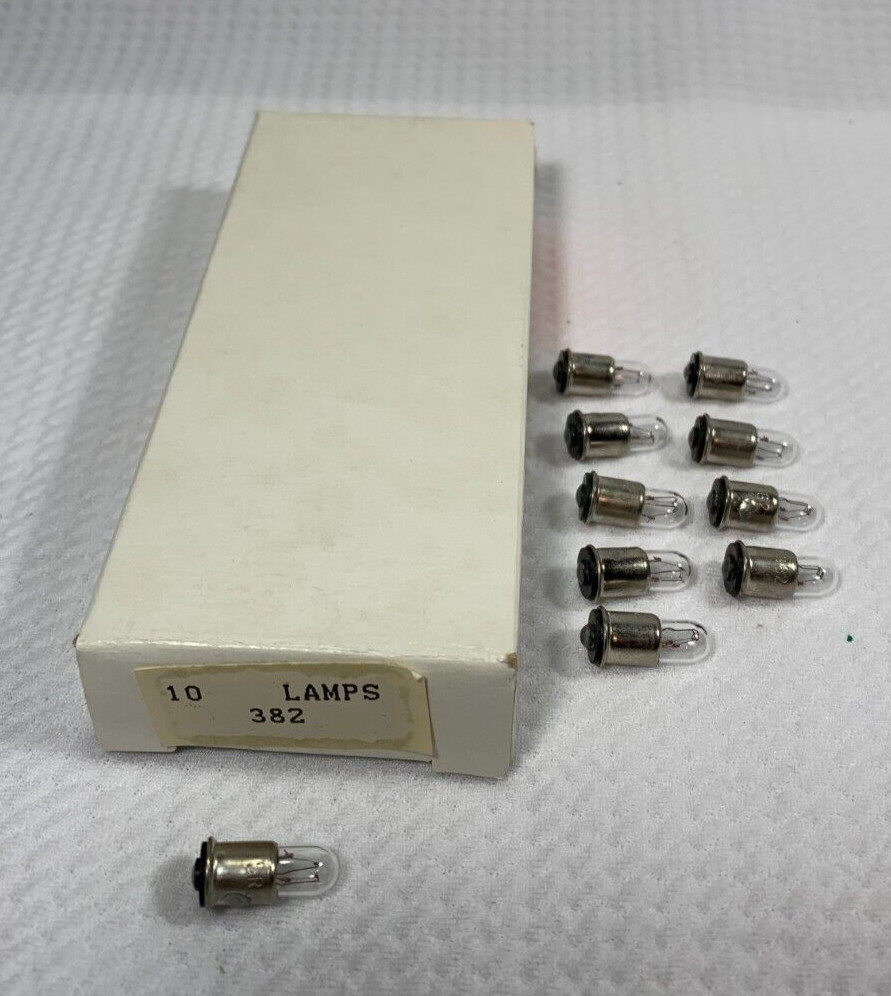 Unbranded 382 Miniature Light Bulbs (Box of 10)