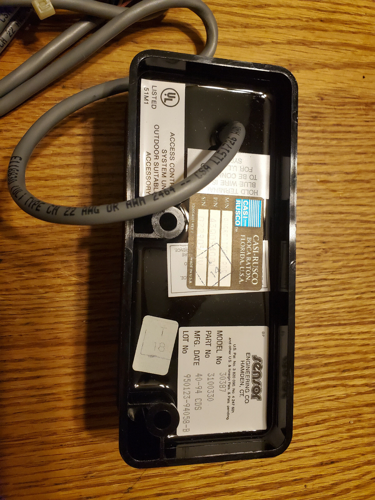 Sensor Engineering 30387 (PN3100330) Reader Private Label Casi Rusco 430094001