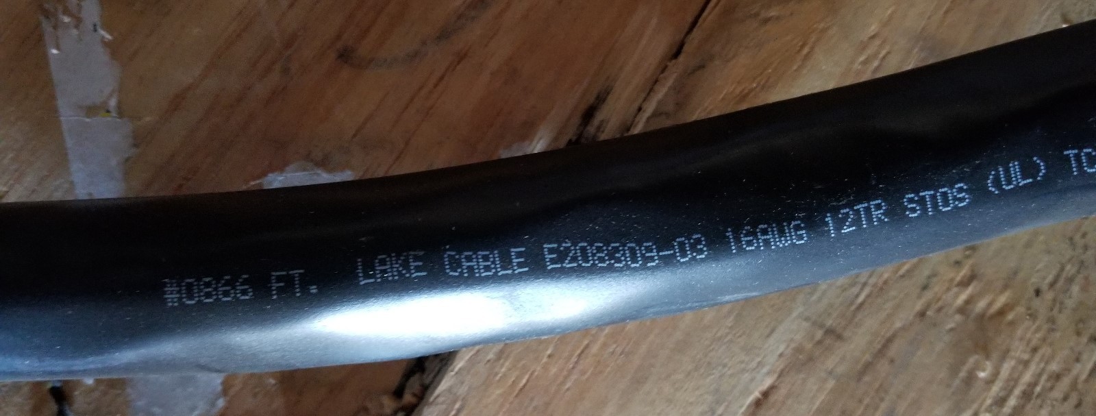 Lake V1612STOS 16/12TR Indiv Shield Triads Control/Power Tray Cable TC-ER /5ft