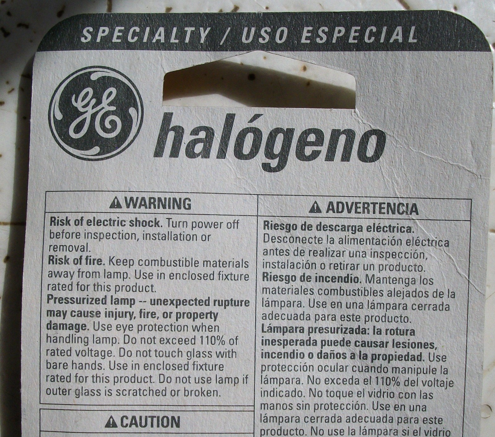 Single (1) G E Lighting Halogen 300 Heavy Duty Lamps 97673 2000 Hrs R7S Type T