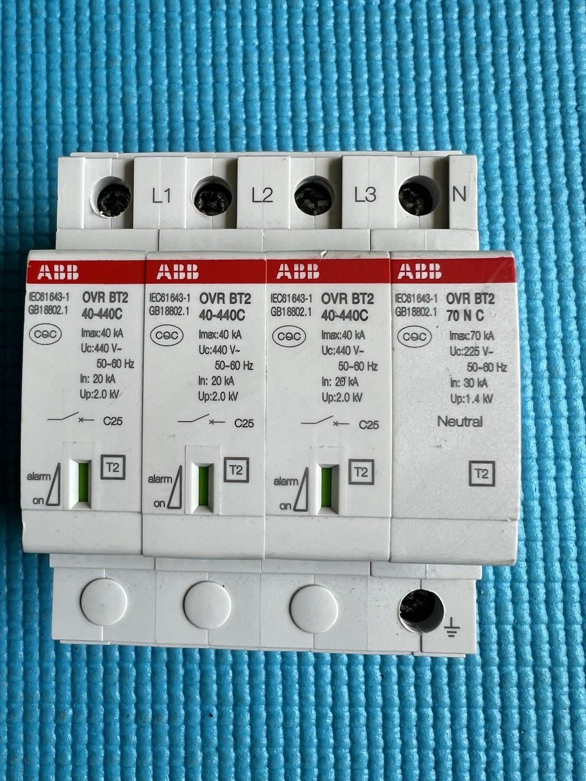 ABB OVR BT2 Surge Protector For 3 Phase 480V/277V Wye or 600V/347V Wye