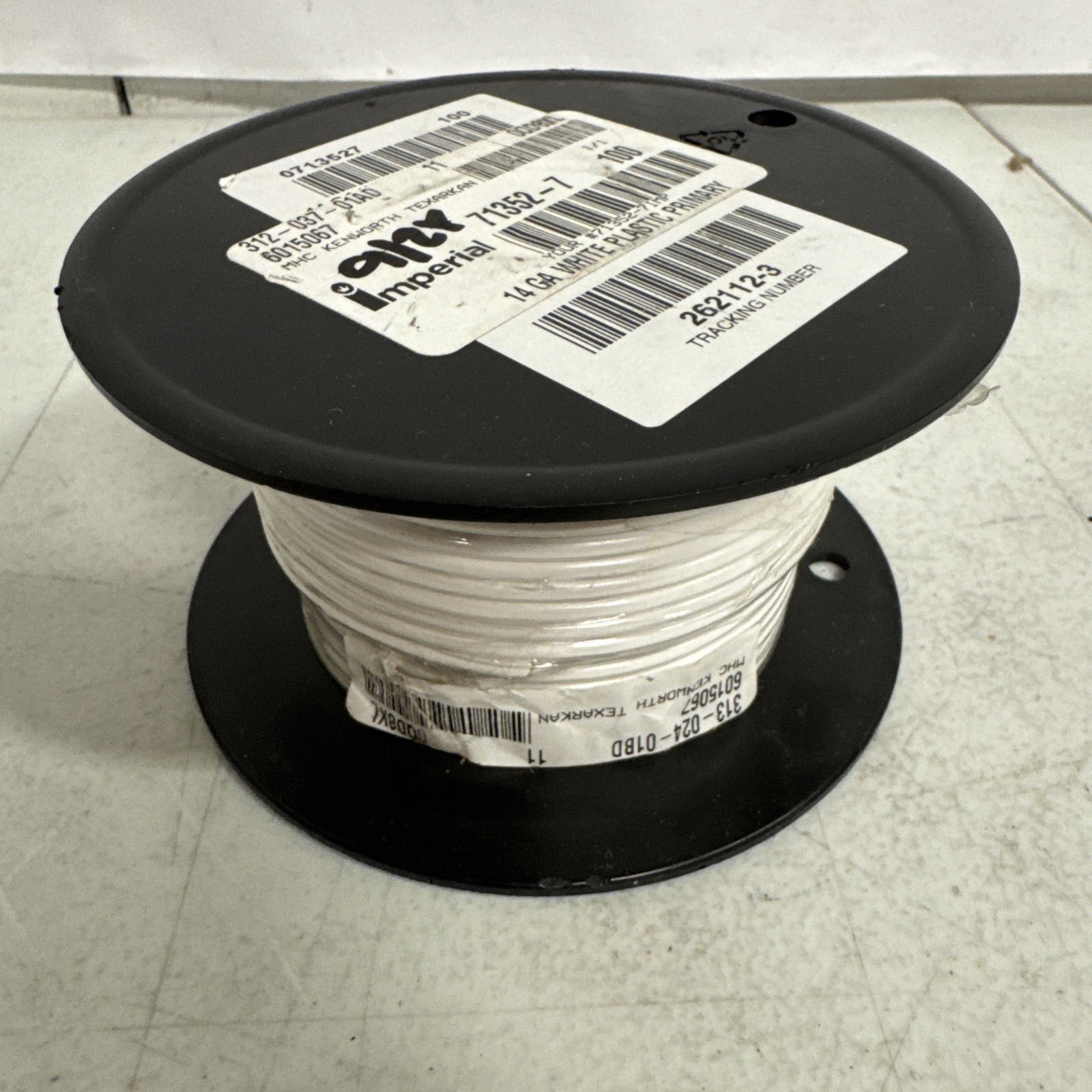 Imperial 71352-7 Primary Wire 14 Ga – White 100′