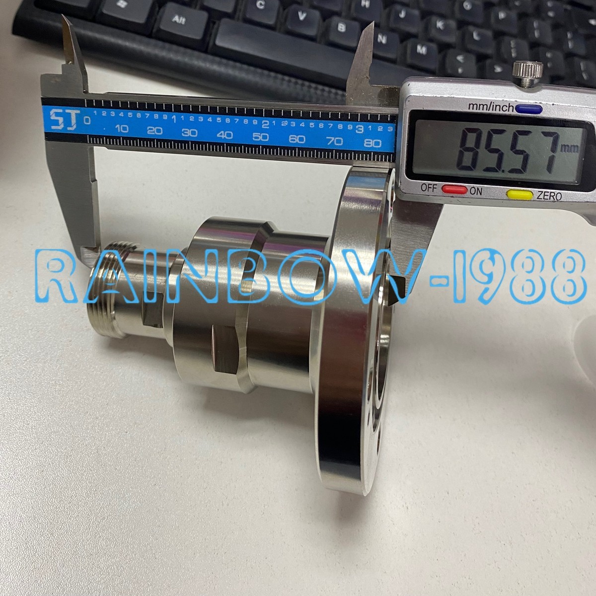 FOR IF70 4-port adapter 1-5/8 EIA flange to 7/16 DIN female connector short