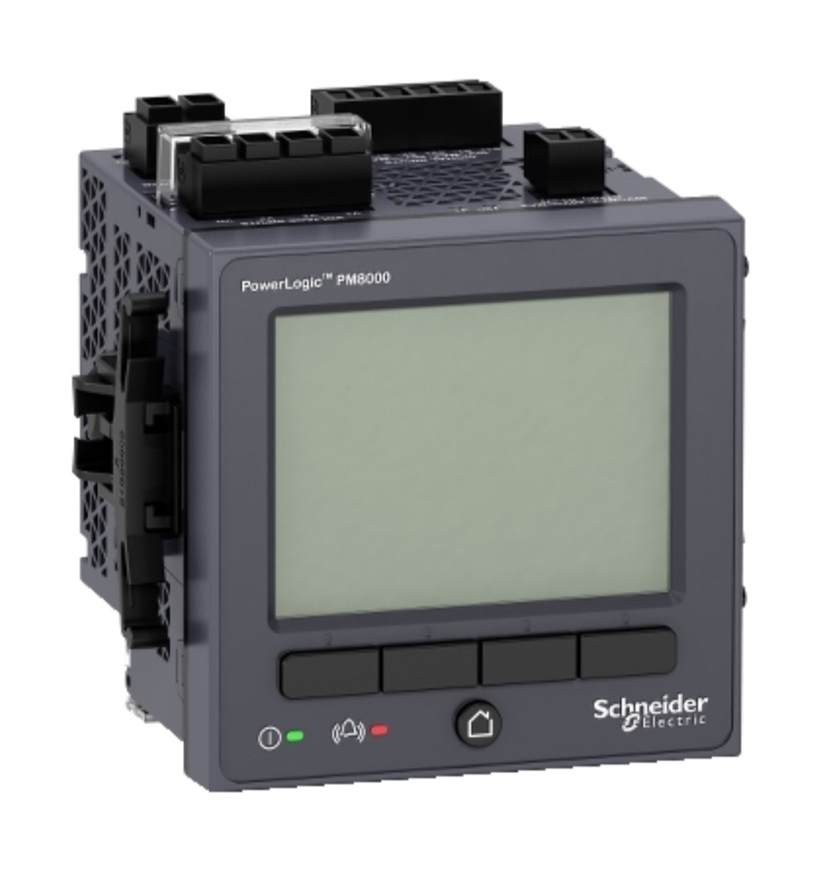Power quality meter, PowerLogic PM8000, Standard, integrated display, 512 MB, 25
