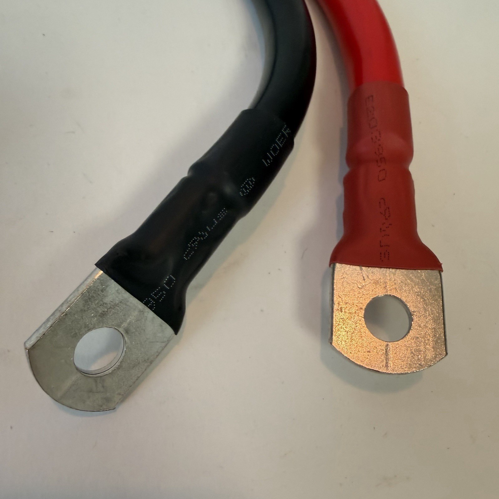 Pair JUPITER 500A 2/0 AWG Inverter 3′ Cable Set – New Without Box