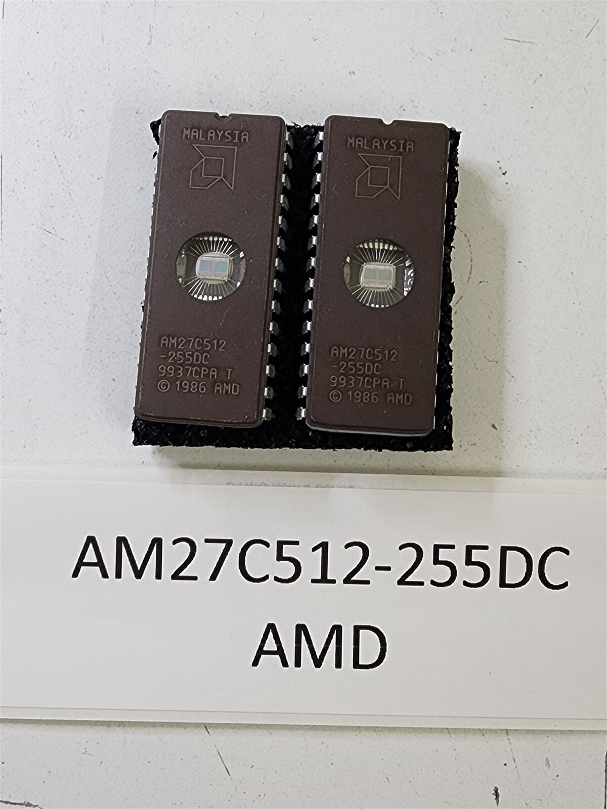 AM27C512-255DC AMD IC EEPROM 512K-BIT 64K X 8 250NS 28-PIN CERDIP 1 UNIT