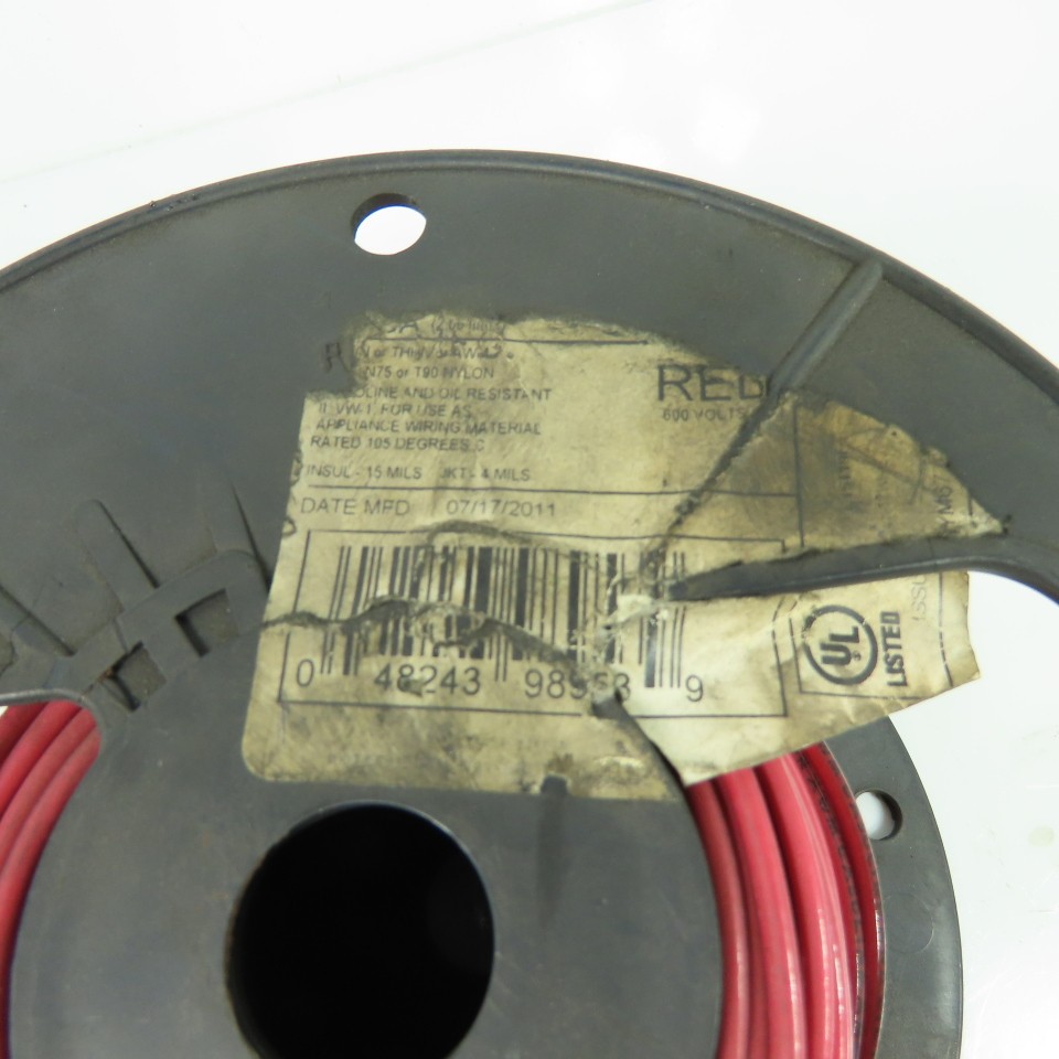 Cerro Vinylon 14AWG THHN/THWN/AWM Red Solid Copper Wire 600V 318′