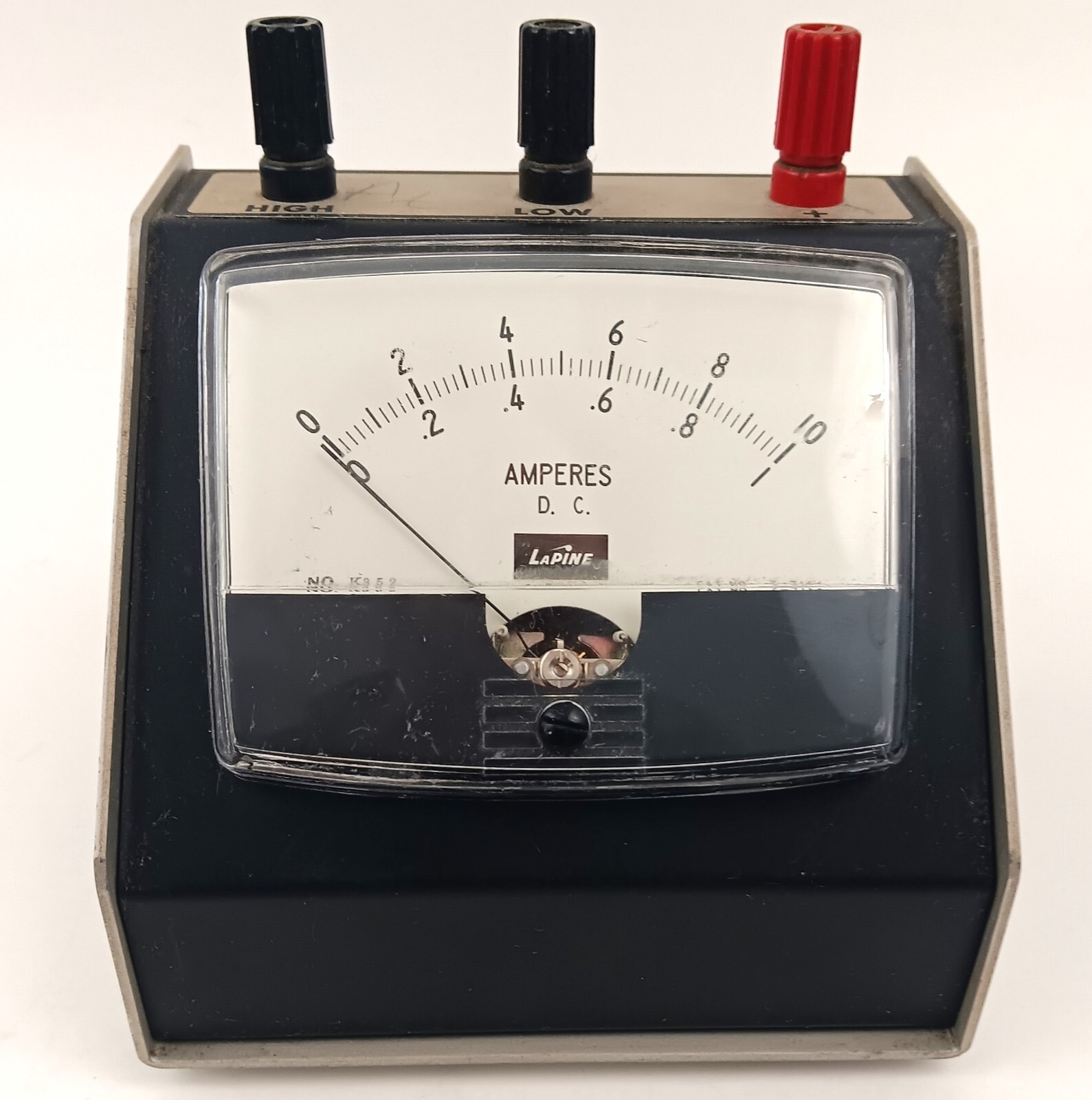 LaPine Scientific Company DC Amperes Cat No Z-7156 No K382 Meter Vintage