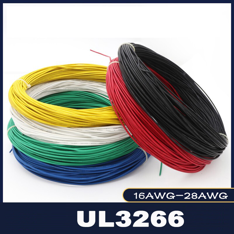 UL3266 PE Insulated Cable Halogen-free Wire 30 28 24 22 20 18 16 AWG Multicolor