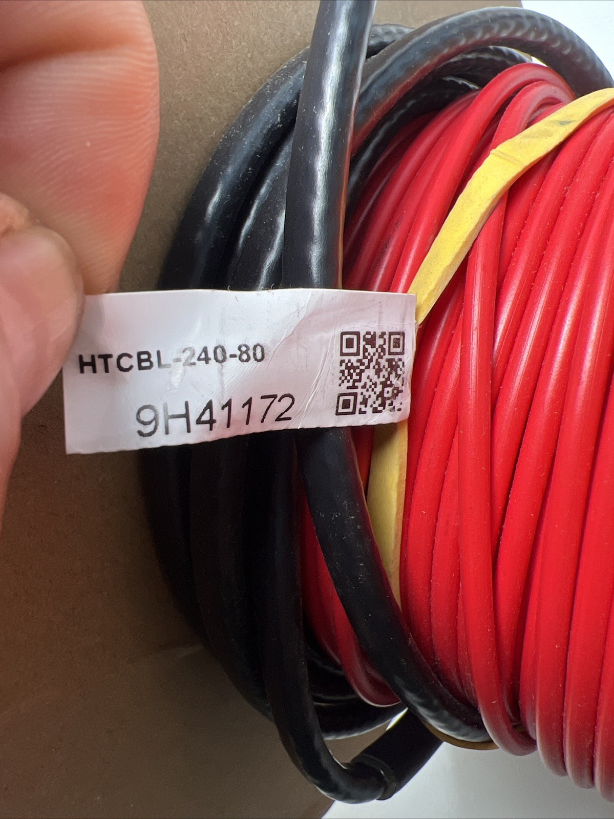 80’ HeatTech 15-25 sq.ft Electric Heating Cable System 240V (P/N: HTCBL-240-80)