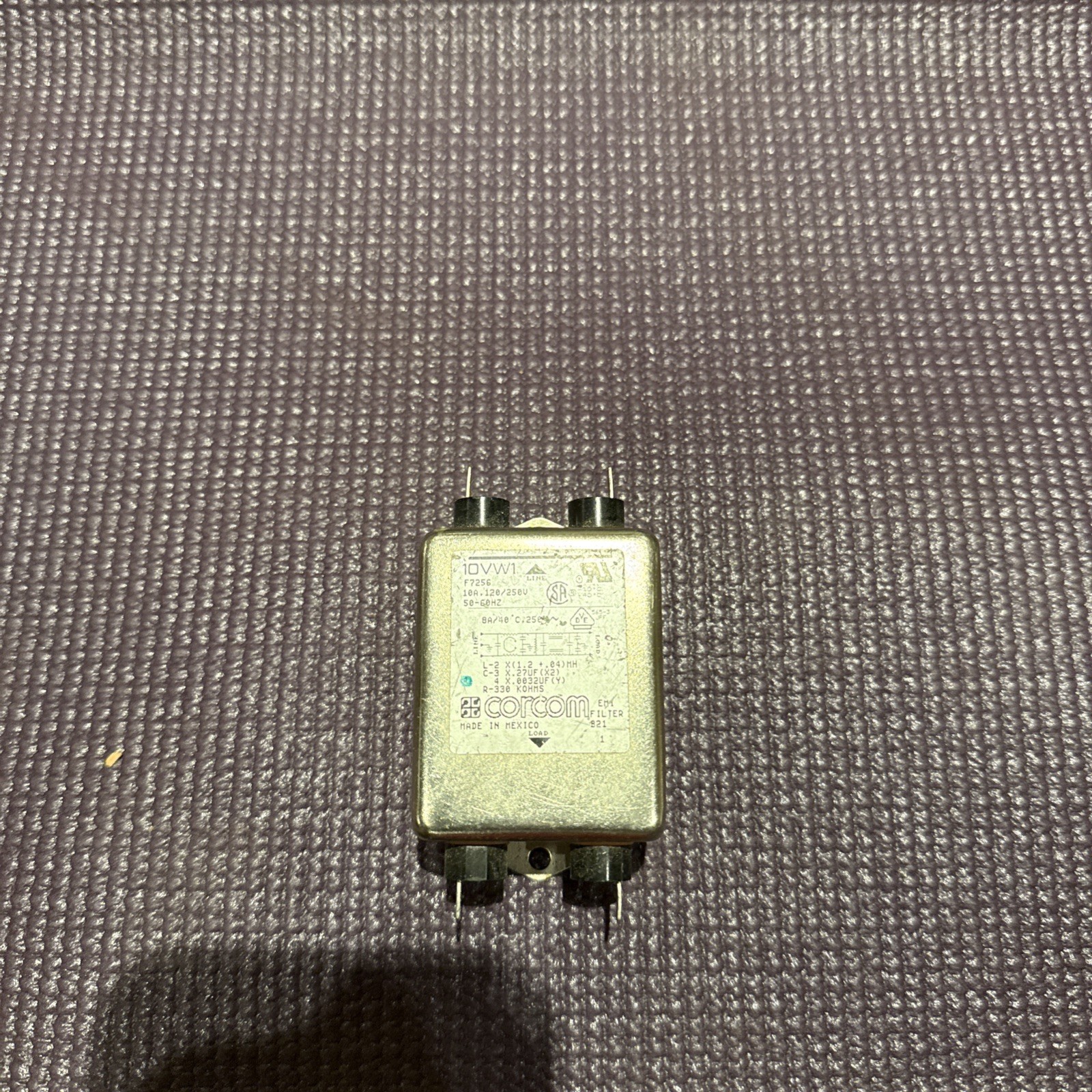 new corcom 10VW1 F7256 10vw1