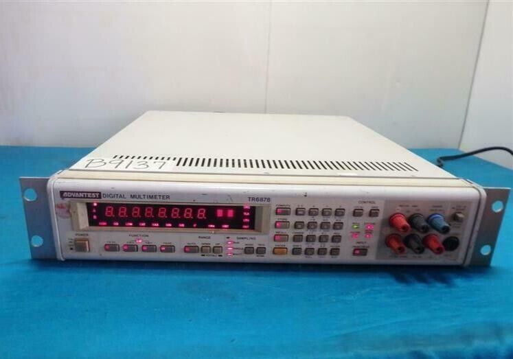 Advantest TR6878 Digital Multimeter 30 Days Warranty Expedited Shipping