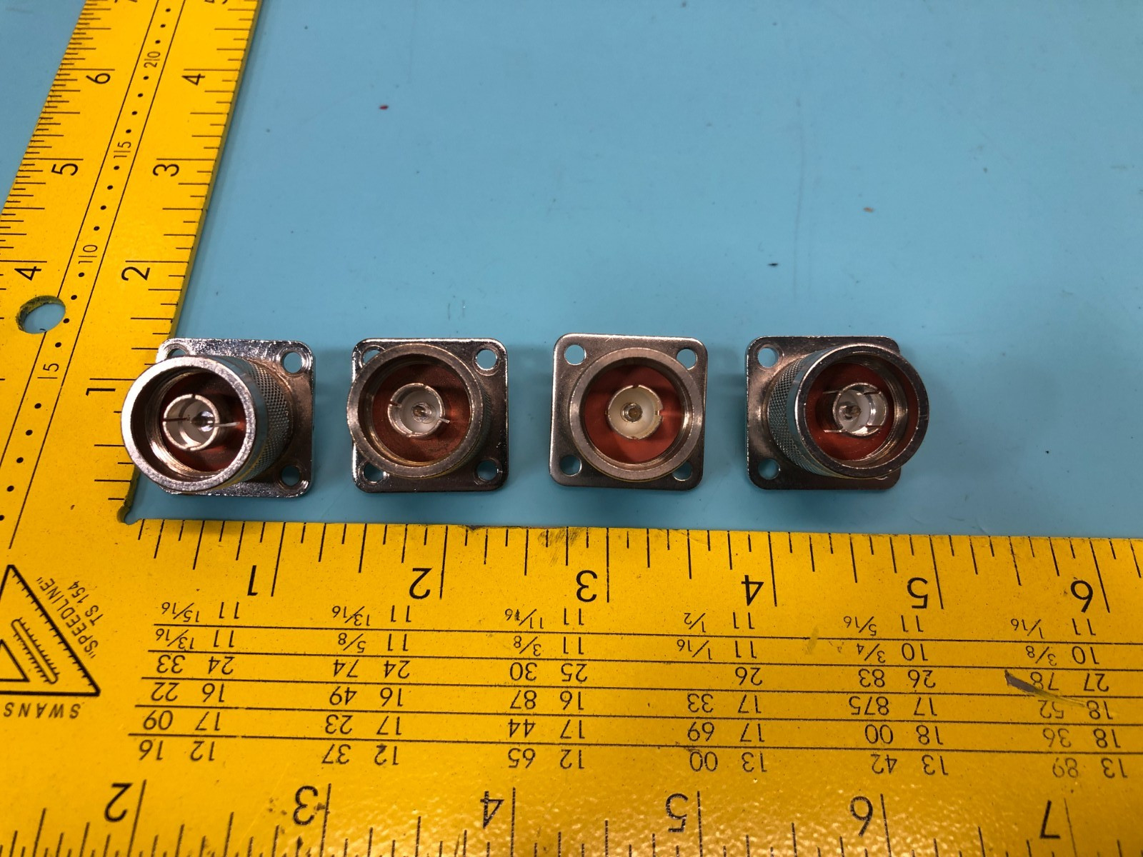 Lot of 4 KINGS KN-79-45-M06 RF CONNECTOR, 194749