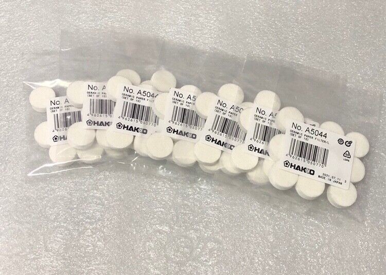 10pcs / package A5044 For HAKKO Ceramic Paper Filter Replacement to A1033
