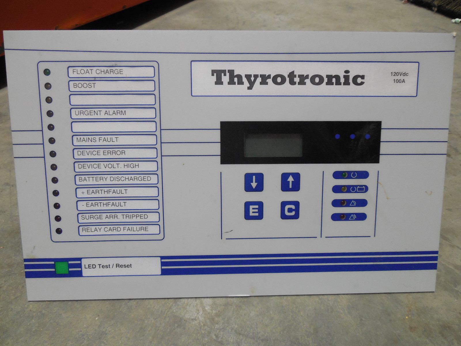 USED Benning Thyrotronic 171 3E 4016 Rectifier Alarm Display Panel 549968.00