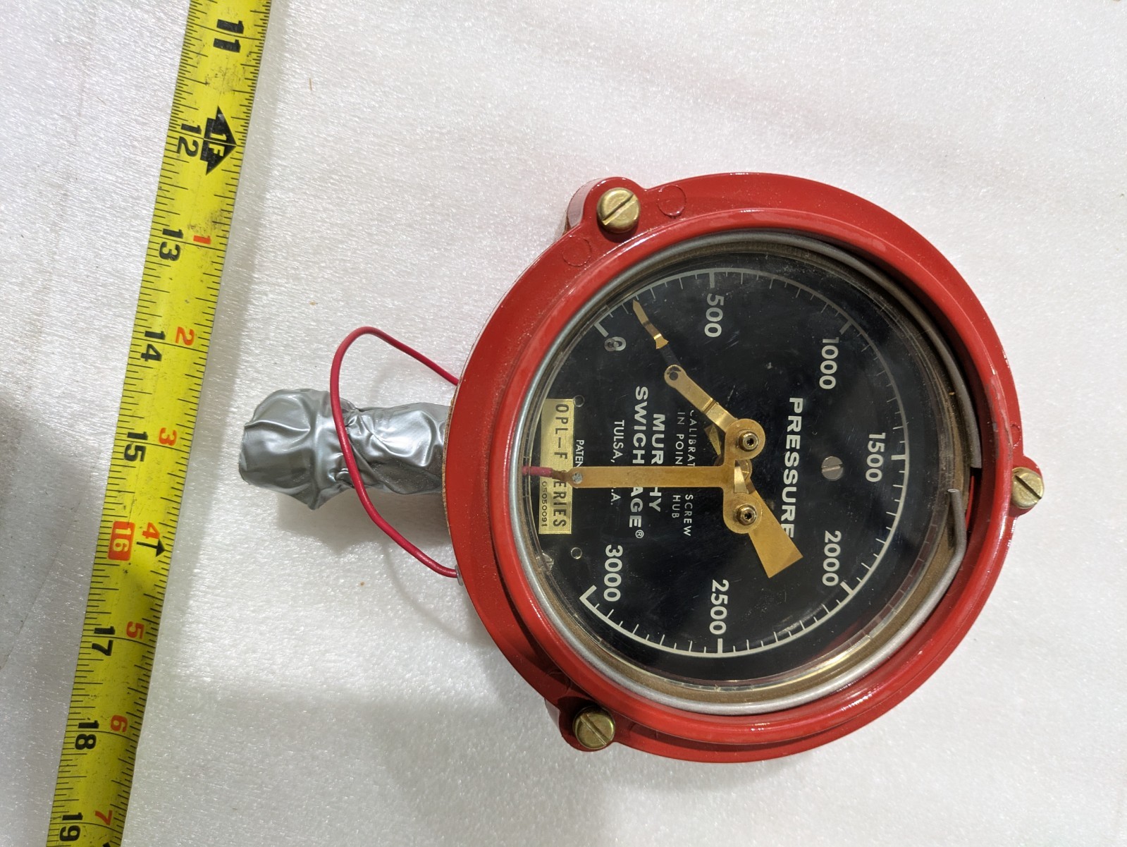 Murphy Swichgage OPL-F Series 3000PSI Pressure Switch Industrial OEM Industrial