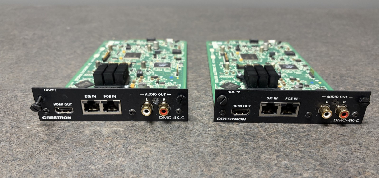 Crestron DMC-4K-C HDCP2 4k Input Cards 6507321 Lot of 2