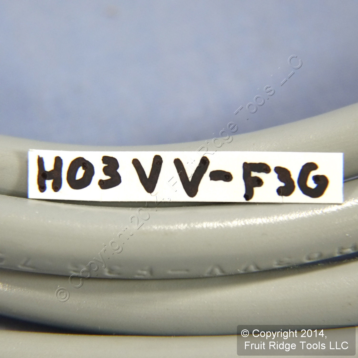 Pacific Mueller H03VV-F3G Gray Flexible PVC Multi-Conductor 300V European Cord