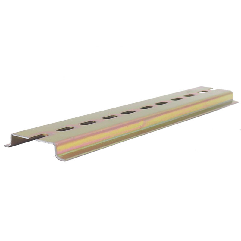 35mm DIN Rail Slotted Top Hat Slotted Zinc Plated 85-380mm For Circuit Breaker
