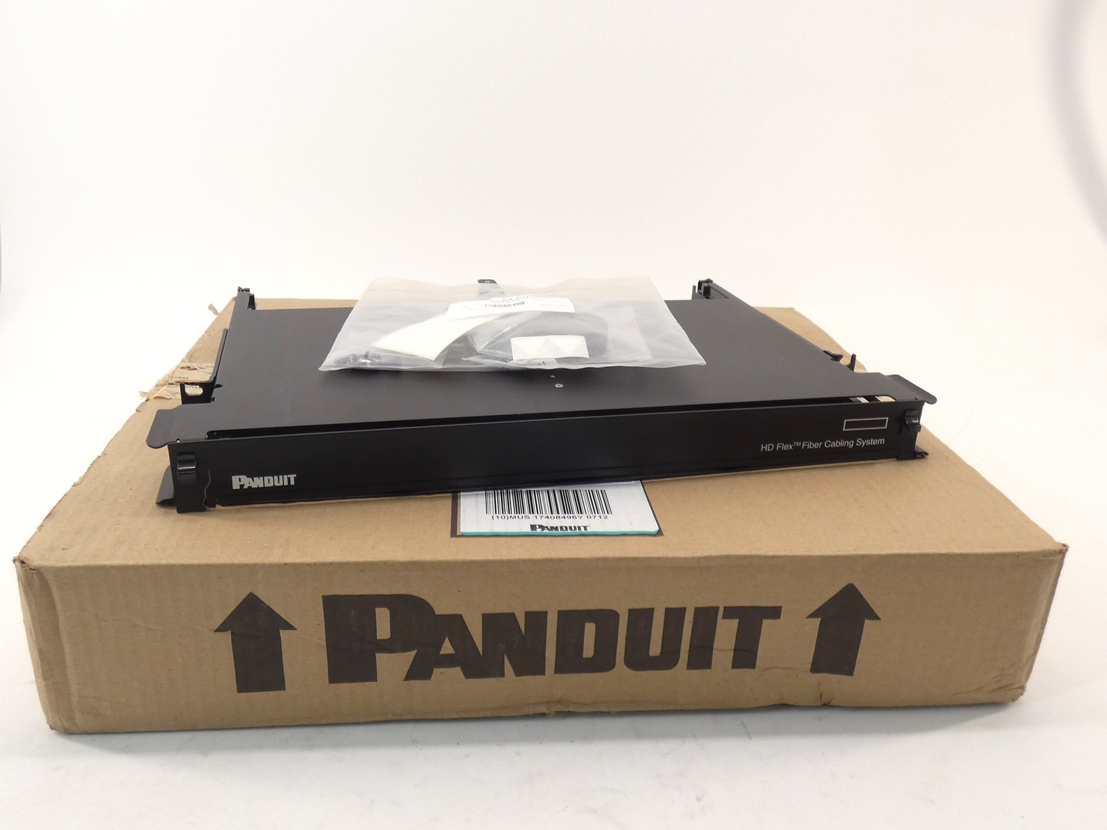 Panduit FLEX1U06 HD Flex 6-Port Enclosure Fiber Cabling System – NEW Surplus!