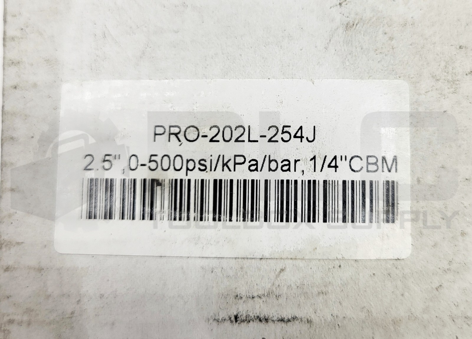 NEW PRO-202L-254J PRESSURE GAUGE 2.5″ 0-500PSI 1/4″ CBM