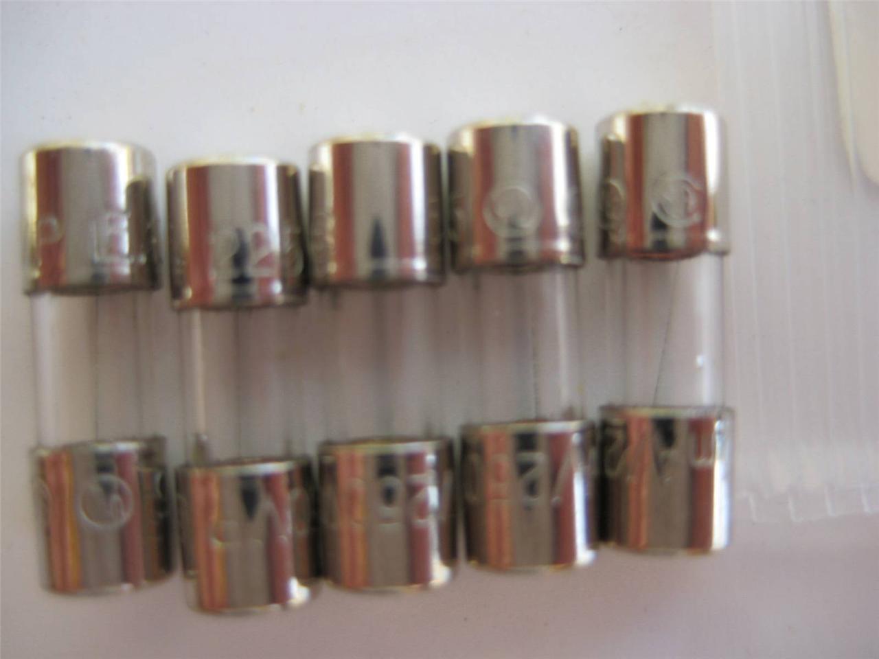 (5X) Littelfuse Fuse 225 3/8 3/4 2-1/2 3-1/2 4 6 or 7Amp 2AG Fast Blow