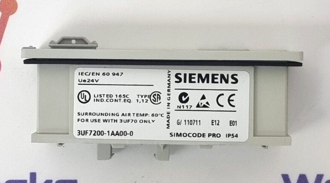 SIEMENS SIMOCODE PRO 3UF7200-1AA00-0 Operator Unit