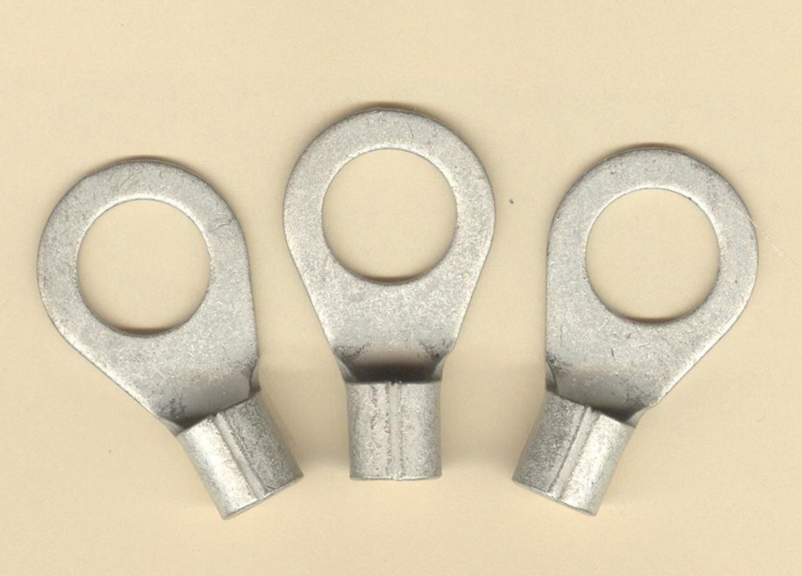 20 Non-Insulated RING Lug Terminal Connector Uninsulated #6 Gauge Wire 1/2″ Stud