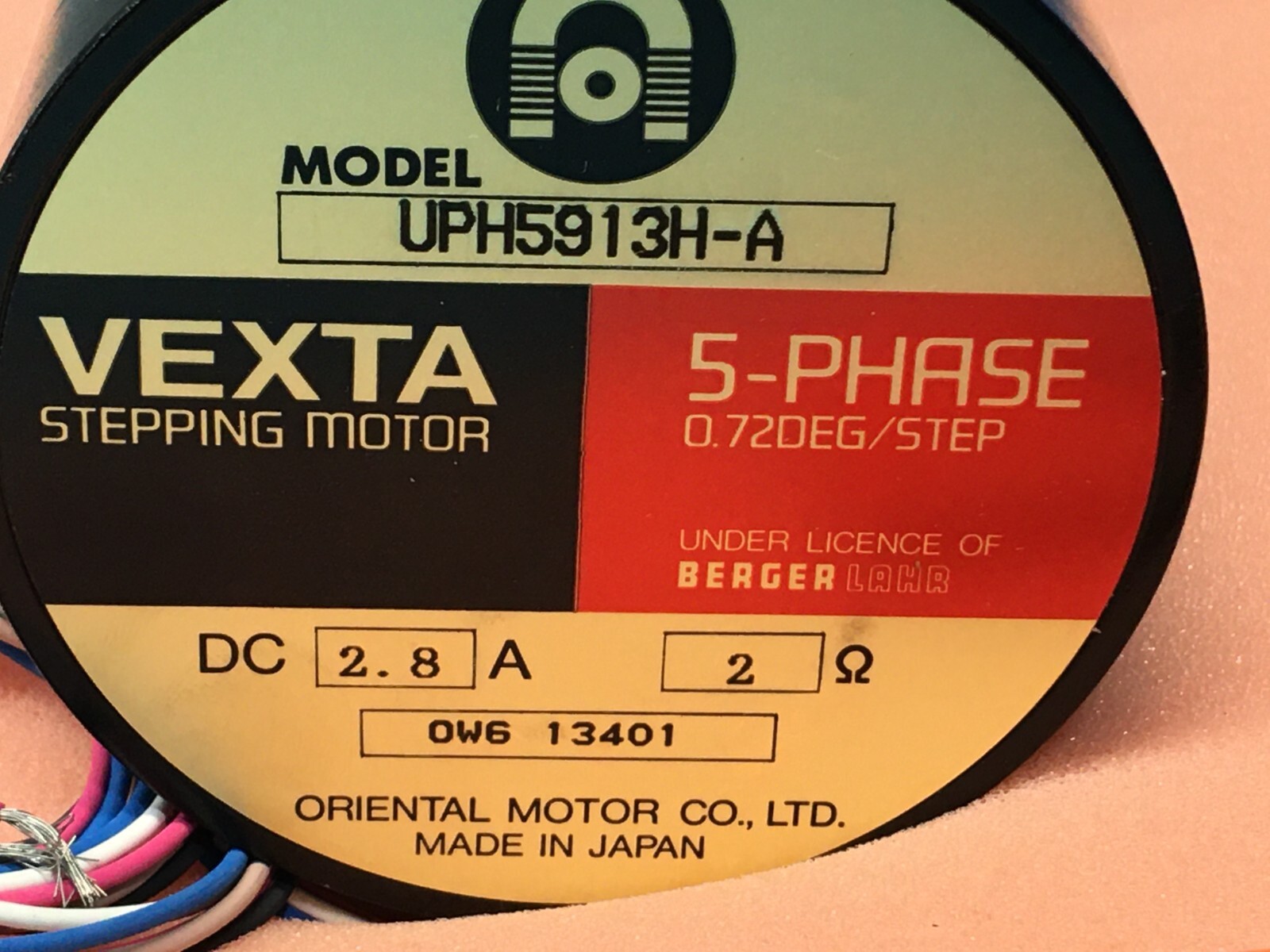 Oriental Motor UPD5913H-A Super Vexta 5-Phase Stepping Motor + UDX5128, 148503