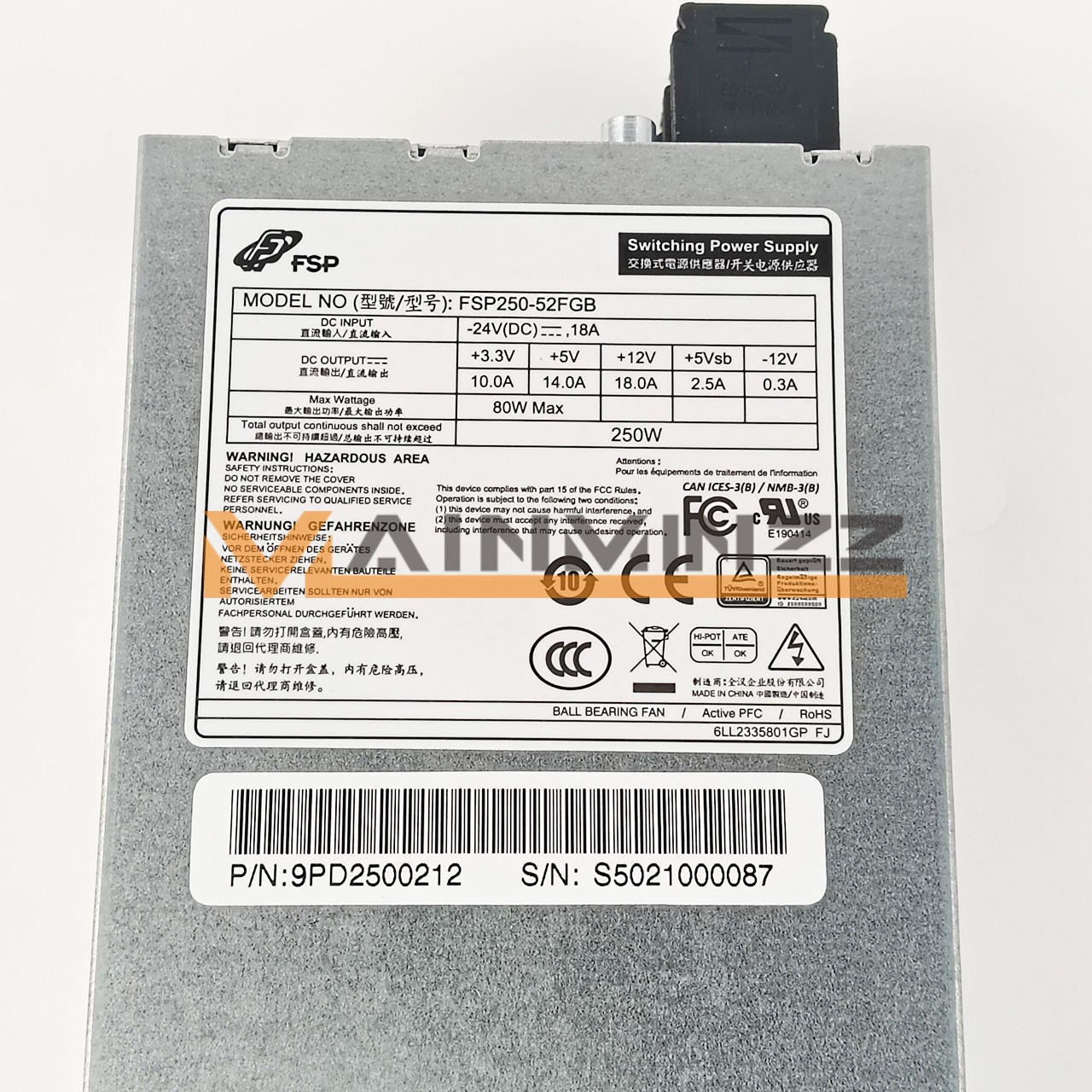 1PC New FSP FSP250-52FGB industrial control DC power supply replace FSP200-62DL