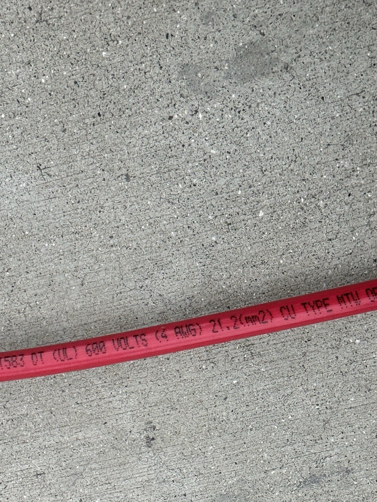100′ EA THHN THWN 4 AWG GAUGE Red