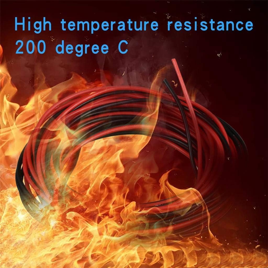 28 AWG Silicone Wire Red & Black 10ft Each Flexible Hook Up – Tinned Copper Wire