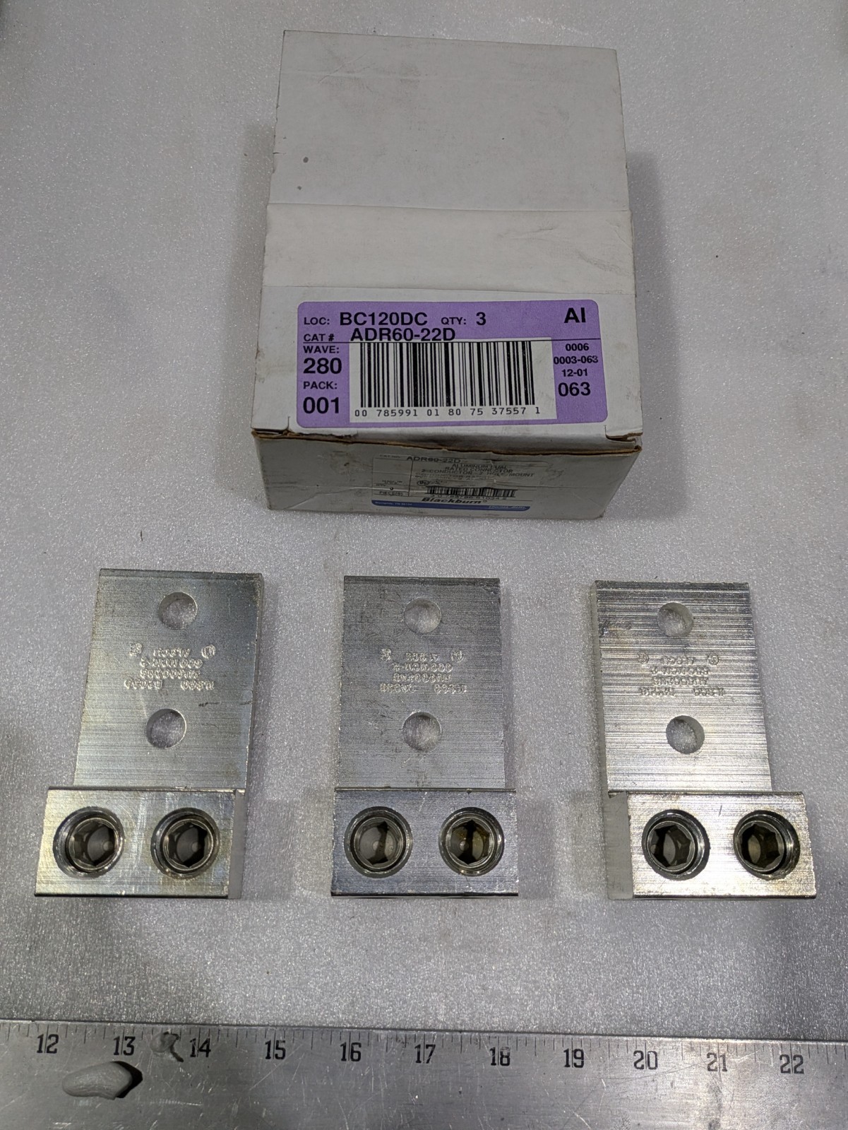 BLACKBURN ADR60-22D (BOX OF 3)
