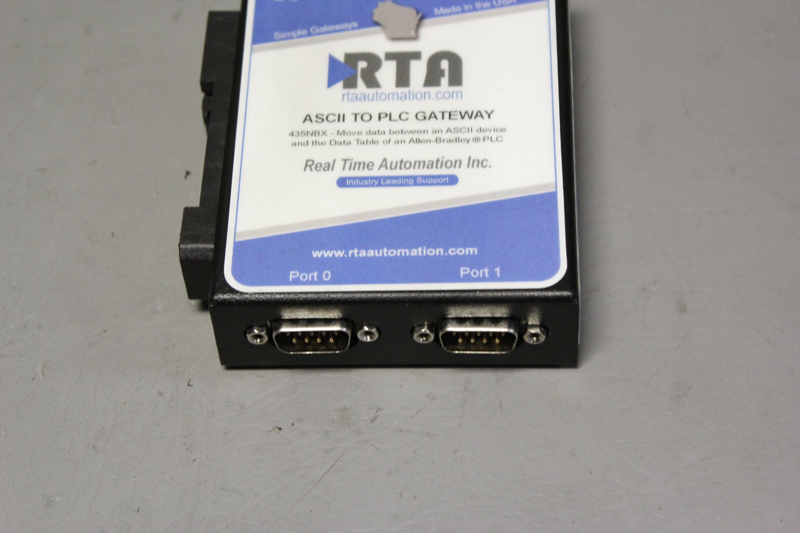 REAL TIME AUTOMATION ASCII TO PLC GATEWAY FOR ALLEN BRADLEY 435NBX