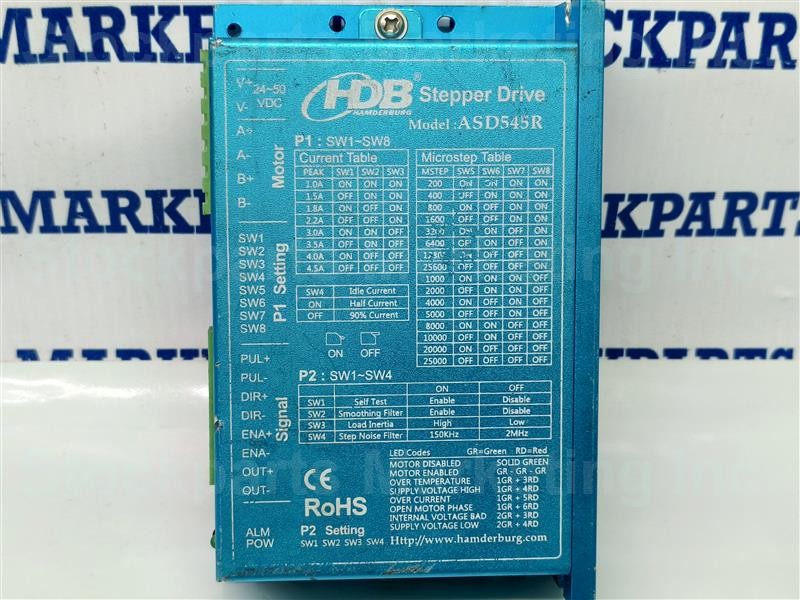 Lot 2pcs Hamderburg ASD545R Stepper Drive 30 Days Warranty Expedited Shipping