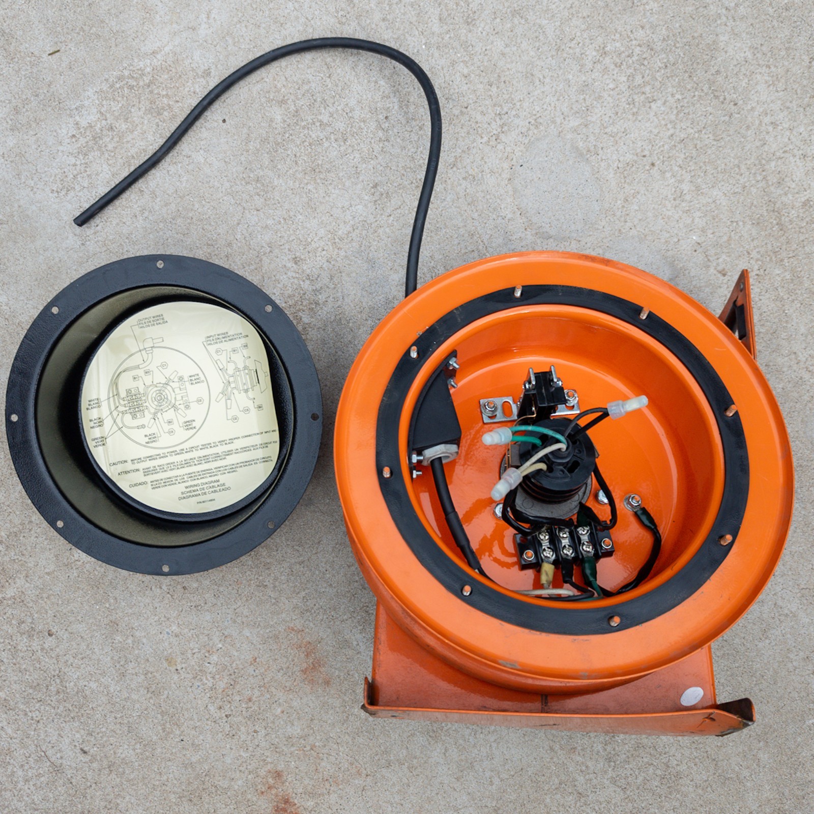 Hubbell Industrial Series Reel GCA16350-SR 50′ Single Receptacle 10A 16AWG USA
