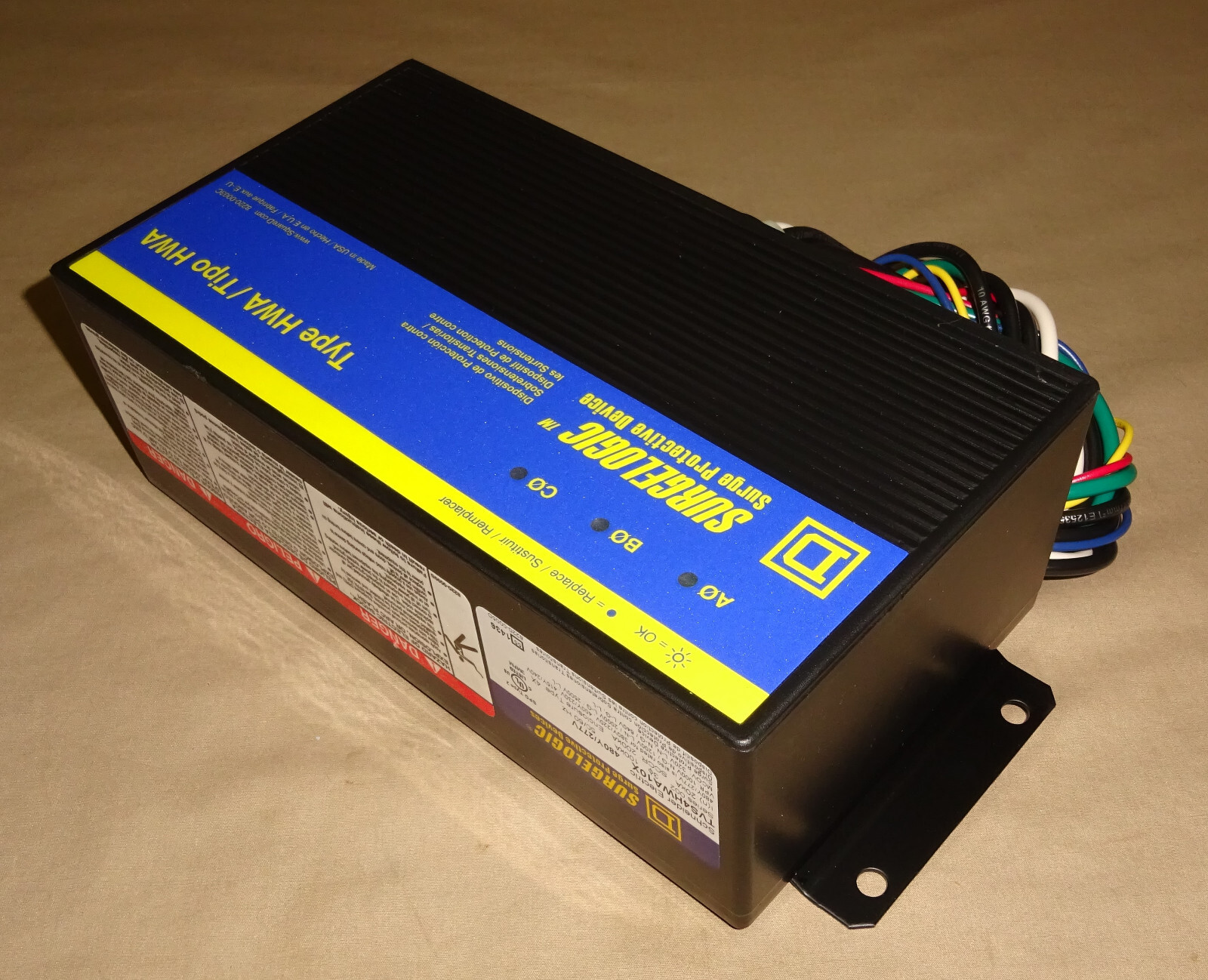 Square D TVS4HWA10X Surge Protector Device 480Y/277VAC 3 Phase NEW