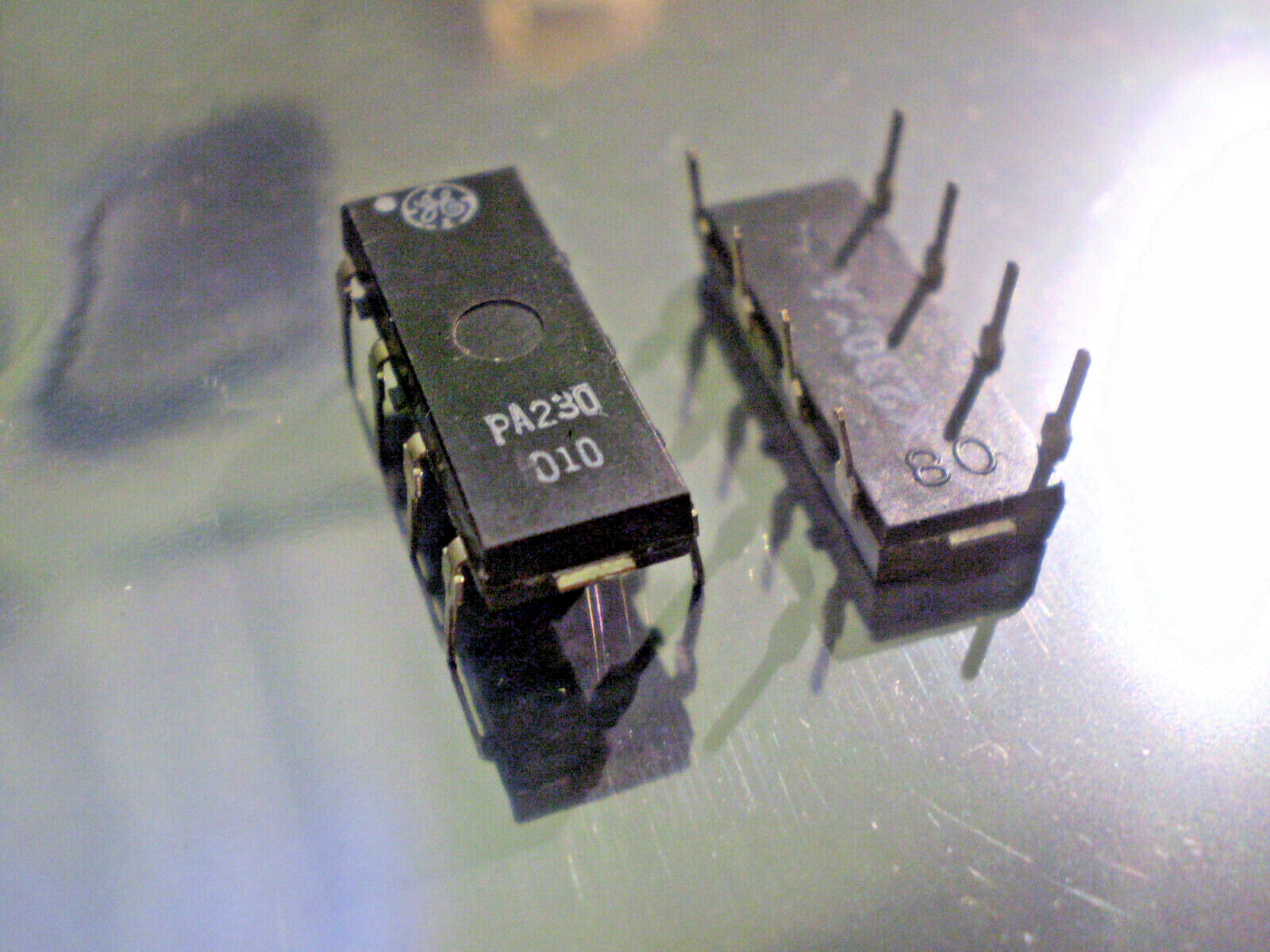 Vintage GE General Electric PA-230 PA230 High Gain Amplifer /Op Amp, IC, Qty (2)