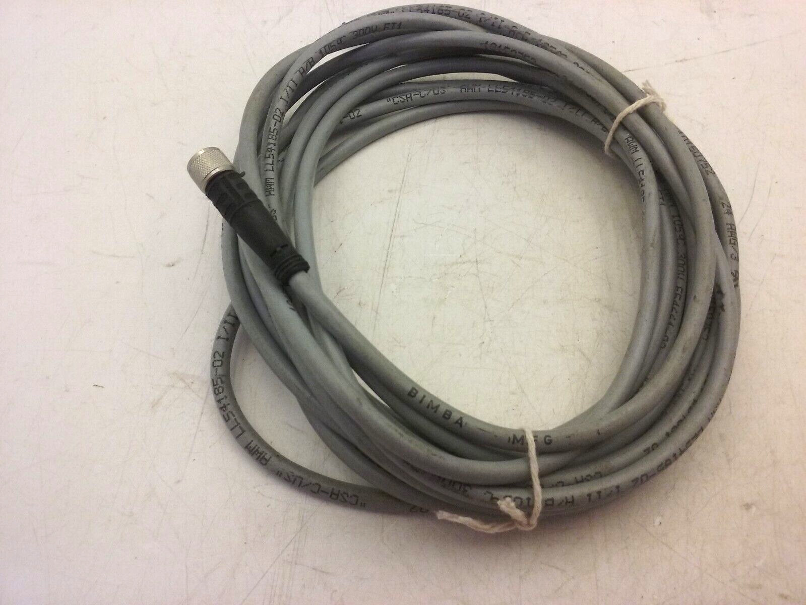 BIMBA E54661-02 300 VOLT 105°C 24 AWG/3 FEMALE CABLE APPROX 13-1/2′