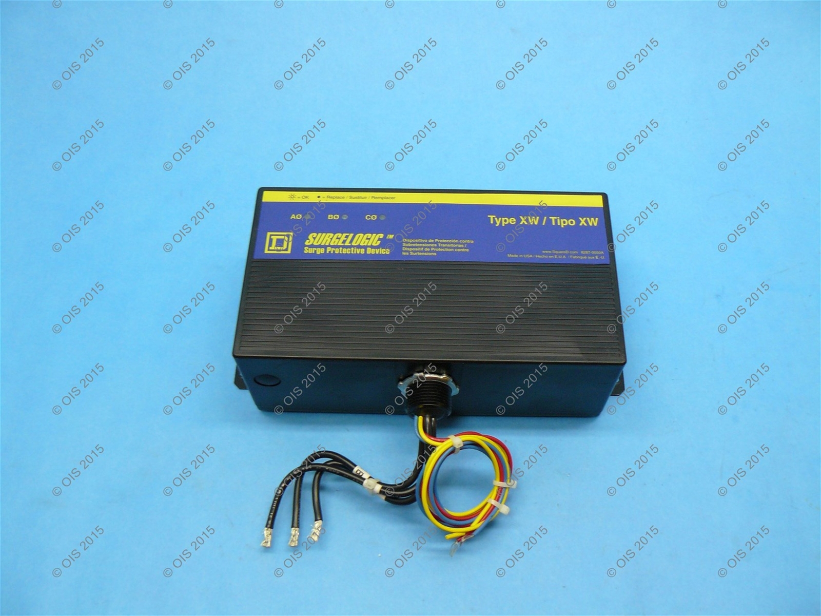 Square D TVS6XW100C Surgelogic Type XW Surge Suppressor 240 VAC 3 Phase NNB