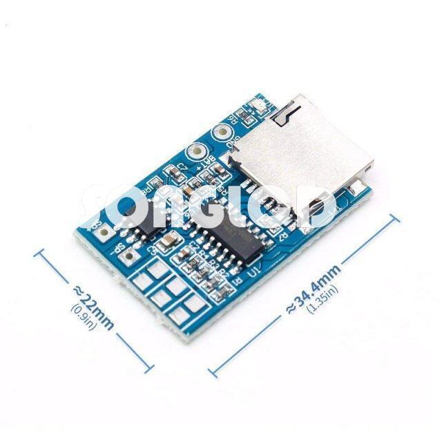 1PCS TF Card MP3 Decoder Board 2W Amplifier Module GPD2846A for Arduino