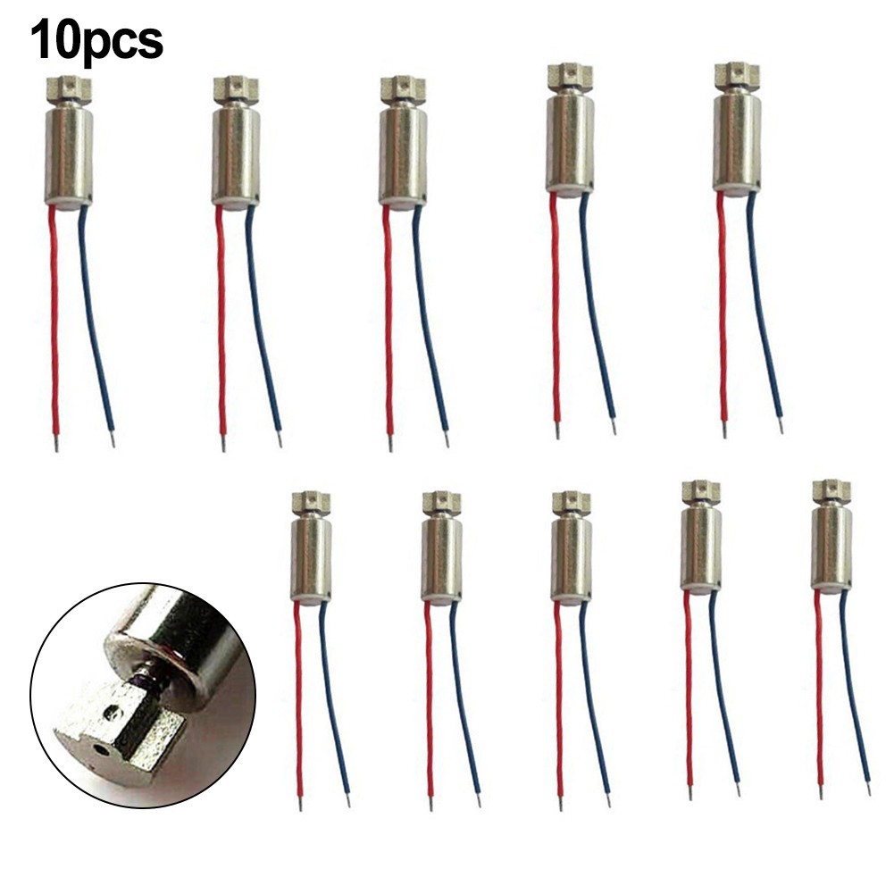 10pcs DC 1.5V-3V/8000RPM Vibration Motor Vibration Coreless Cup Brush Motor