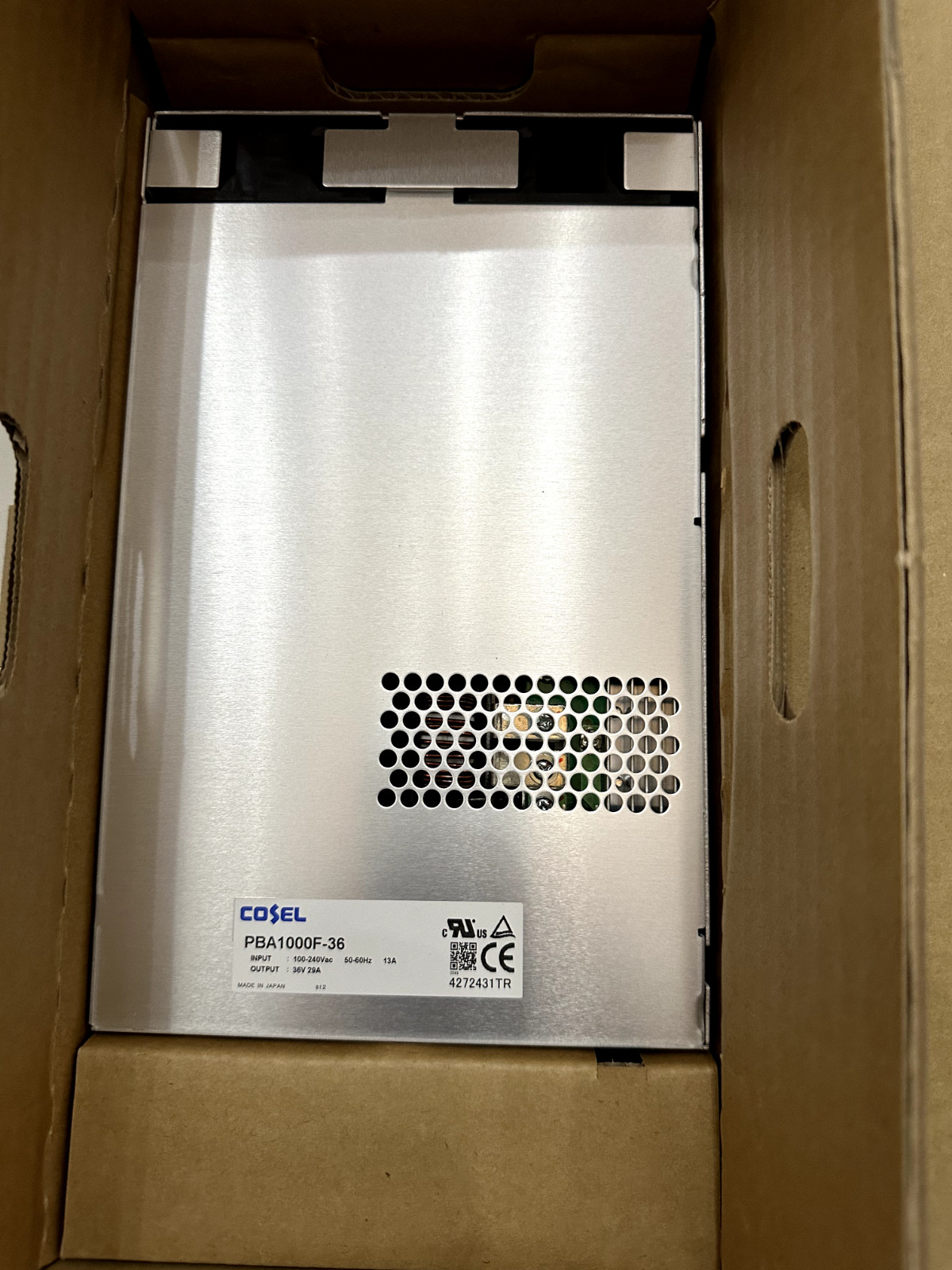 NEW COSEL PBA1000F-36 1000W 36V POWER SUPPLY