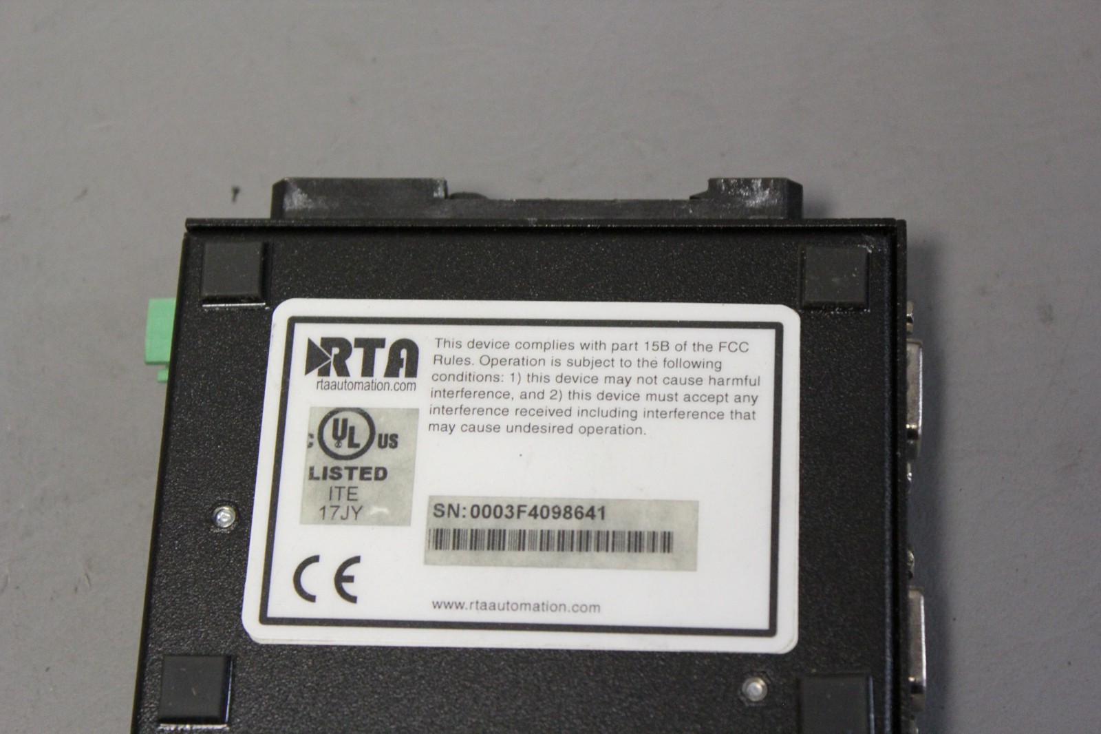 REAL TIME AUTOMATION ASCII TO PLC GATEWAY FOR ALLEN BRADLEY 435NBX