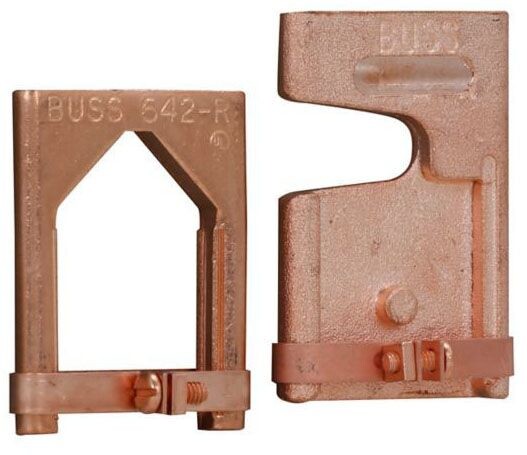Bussmann NO.642-R, Class R, 600 V, 400 A Block/110 to 200 A, Fuse Reducer, 1pc