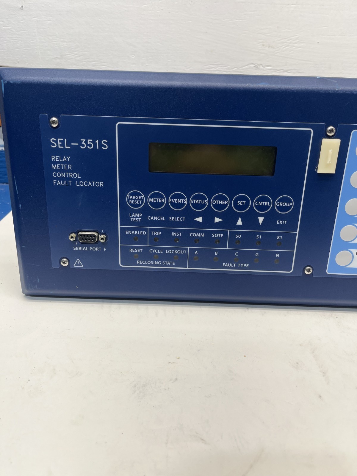 Schweitzer SEL-351S Relay Meter Control Fault Locator