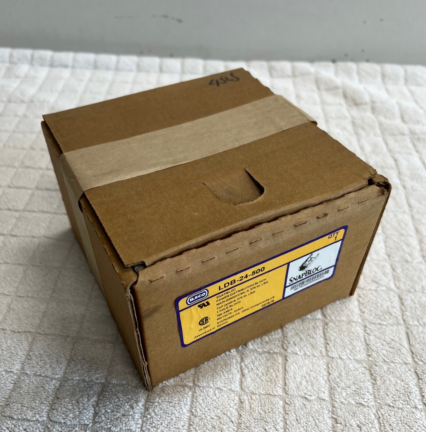 New Factory Sealed ILSCO Power Distribution Block SNAPBLOC LDB-24-500