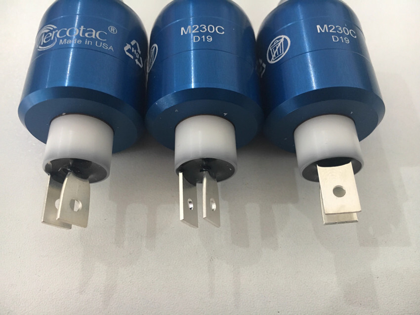 1pcs MERCOTAC Mercury Conductive Slip Ring M230C 2pole 30A Rotary Connector