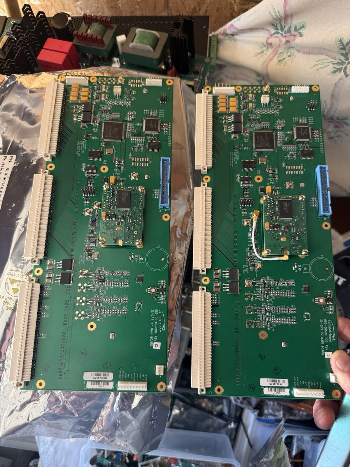 Lot of 3 Symmetricom XLi-GPS V2 Main Boards – Timing System Modules
